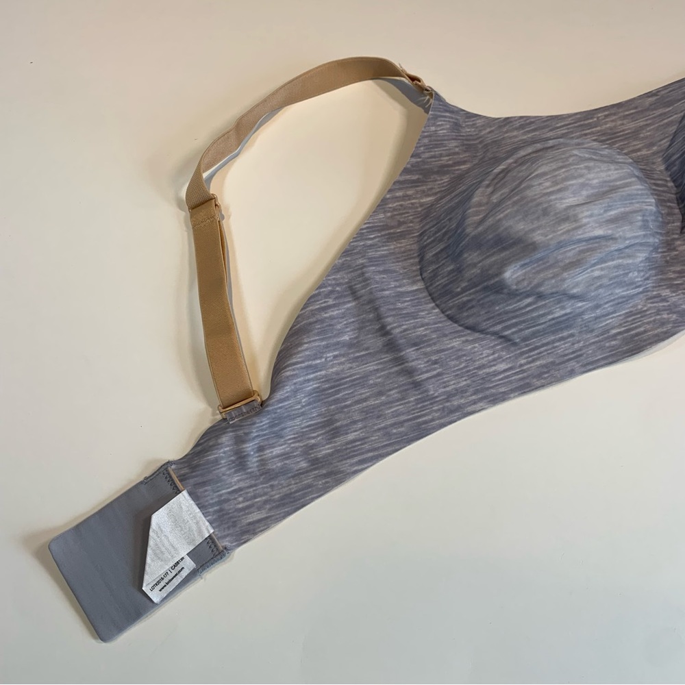 Size 6 Knix reversible nude and blue padded evolution bra - Picture 9 of 14
